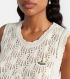 Vivienne Westwood Ella cropped cotton sweater vest