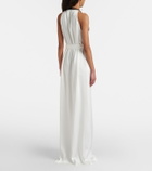 Tom Ford Crêpe satin maxi dress