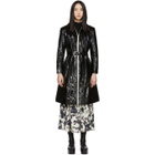 Alexachung Black Trinity Panelled Trench Coat