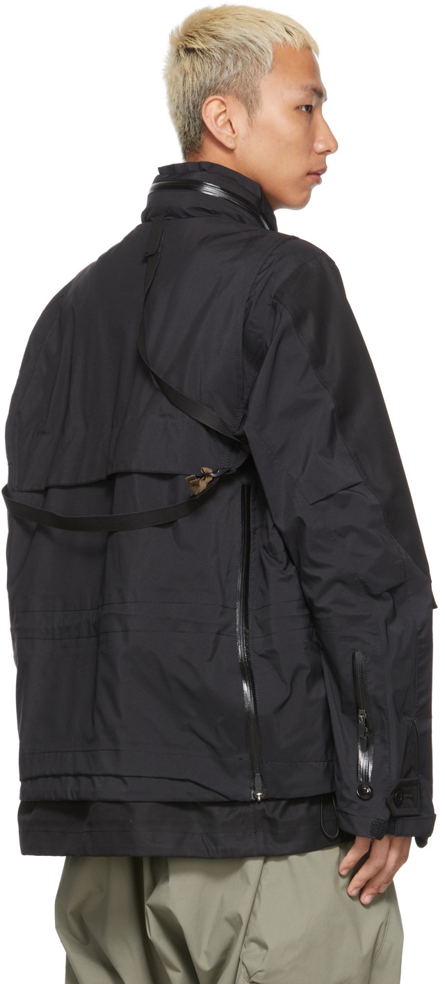 ジャケット・アウター sacai / ACRONYM CROP JACKET Black size2 Sacai Black ACRONYM® Edition Taffeta Crop Jacket Sacai