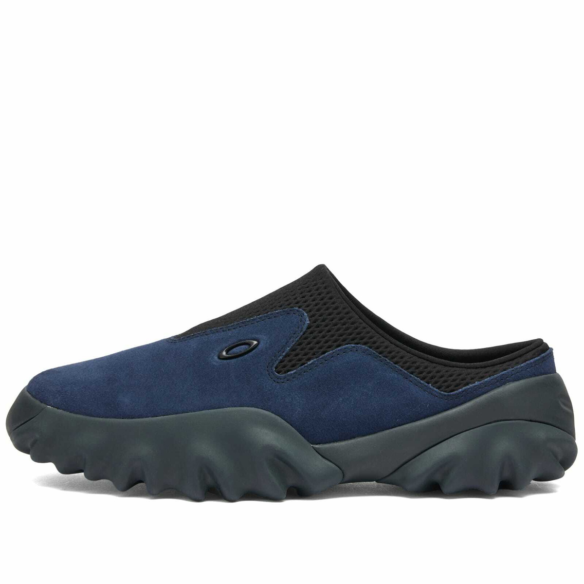 Oakley Factory Team Men's Suede Chop Saw Mule in Navy/Black