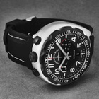 Zeno Pilot bulhed Chronograph Automatic Black Dial Mens Watch 6528-THD-A1