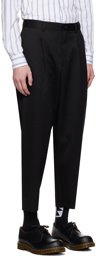 Comme des Garçons Homme Deux Black Pleated Trousers