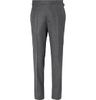Kingsman - Rocketman Grey Slim-Fit Wool-Flannel Suit Trousers - Gray
