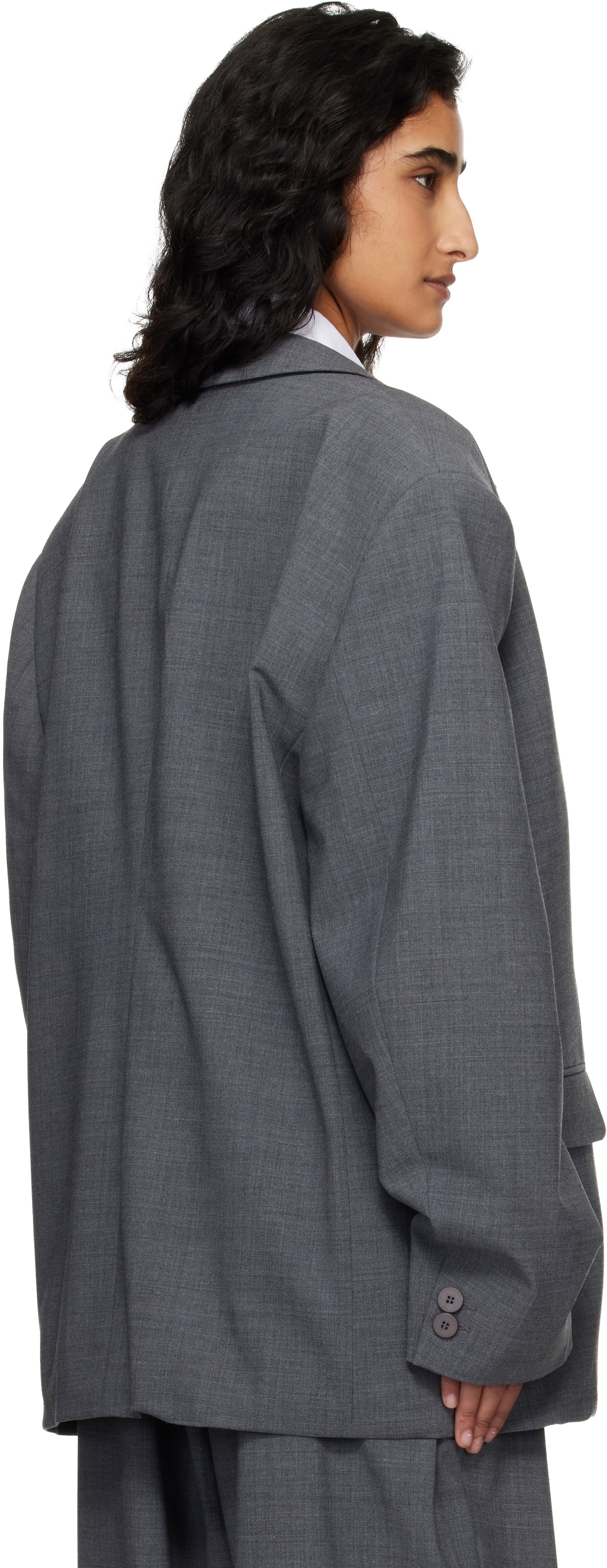 Ottolinger Gray Oversize Flex Blazer