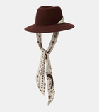 Maison Michel Virginie wool felt fedora