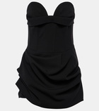 Magda Butrym Draped asymmetric bustier dress