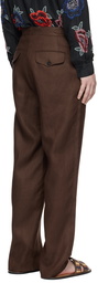 Bode Brown Straight-Leg Trousers