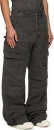 Rick Owens DRKSHDW Gray Tower Stefan Cargo Pants