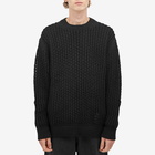 Junya Watanabe MAN Men's Wool Tubular Sweatshirt in Black