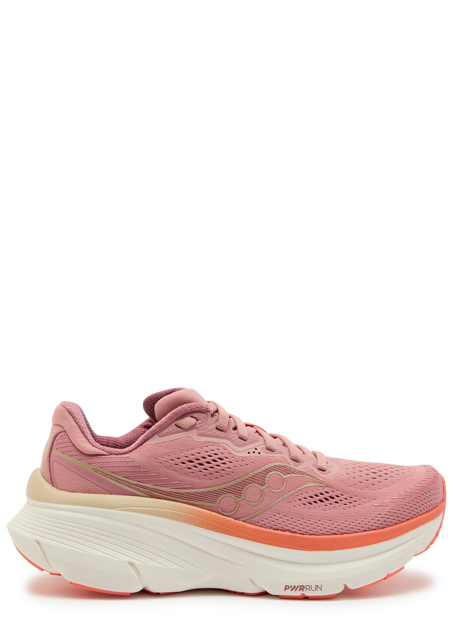 Saucony Guide 19 Mesh-knit Sneakers Mauve