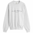 Sporty & Rich Women's NY Health Club Sweatshirt in Heather Grey/Navy
