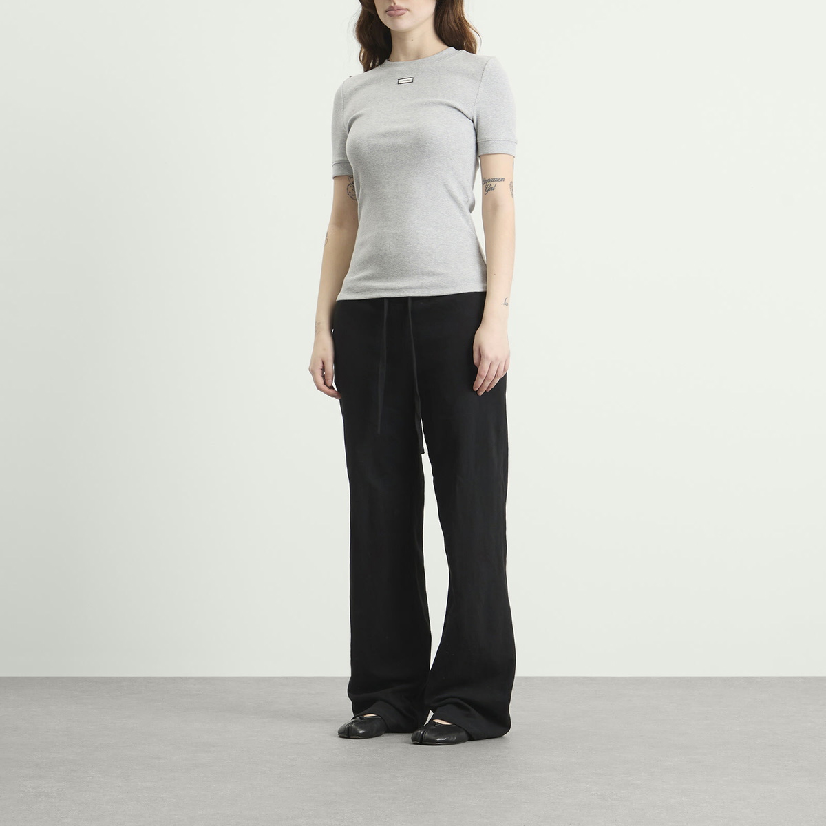 Entire Studios Women's Lounge T-Shirt in Pebble