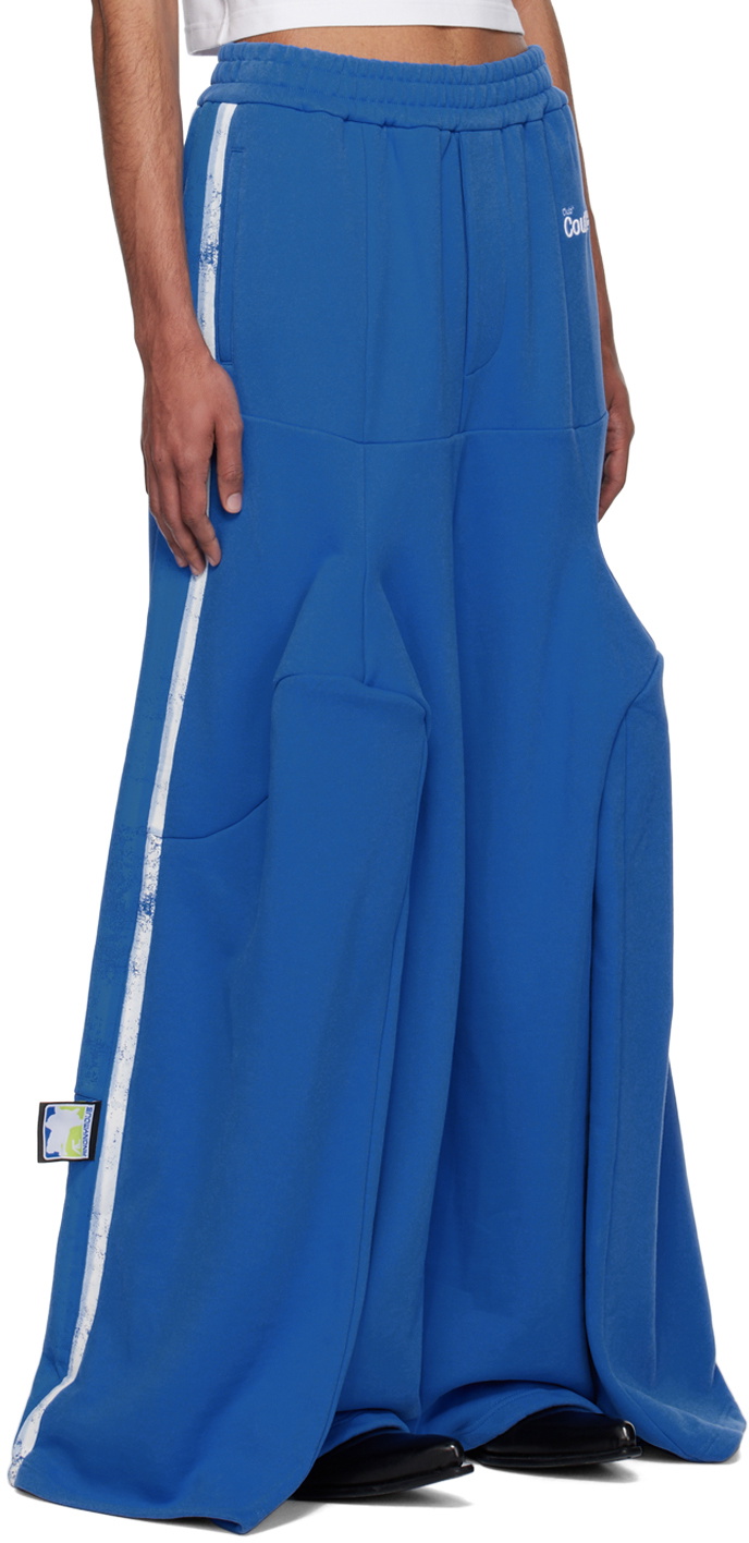 ANONYMOUS CLUB Blue Paneled Sweatpants