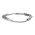 Emanuele Bicocchi Silver Crochet Bracelet