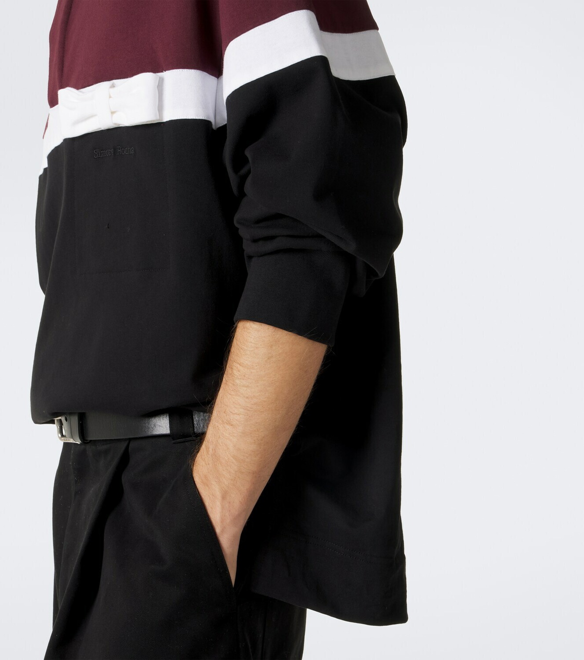 Simone Rocha Bow-detail cotton polo shirt