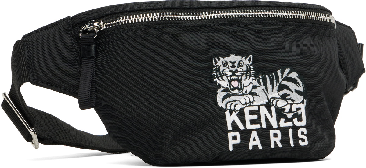 Kenzo Black Kenzo Paris 'KENZO Happy Tiger' Belt Bag