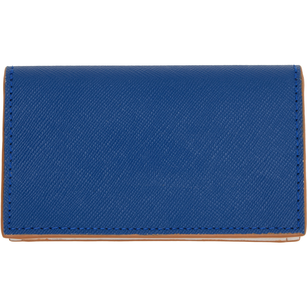 Marni Purple & Blue Saffiano Card Holder