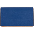 Marni Purple & Blue Saffiano Card Holder