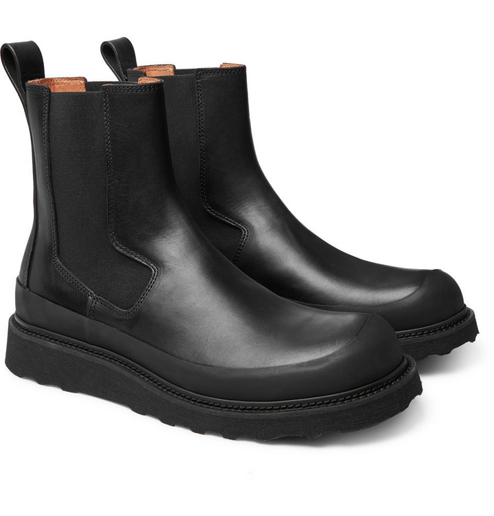 Photo: Bottega Veneta - Leather Chelsea Boots - Black