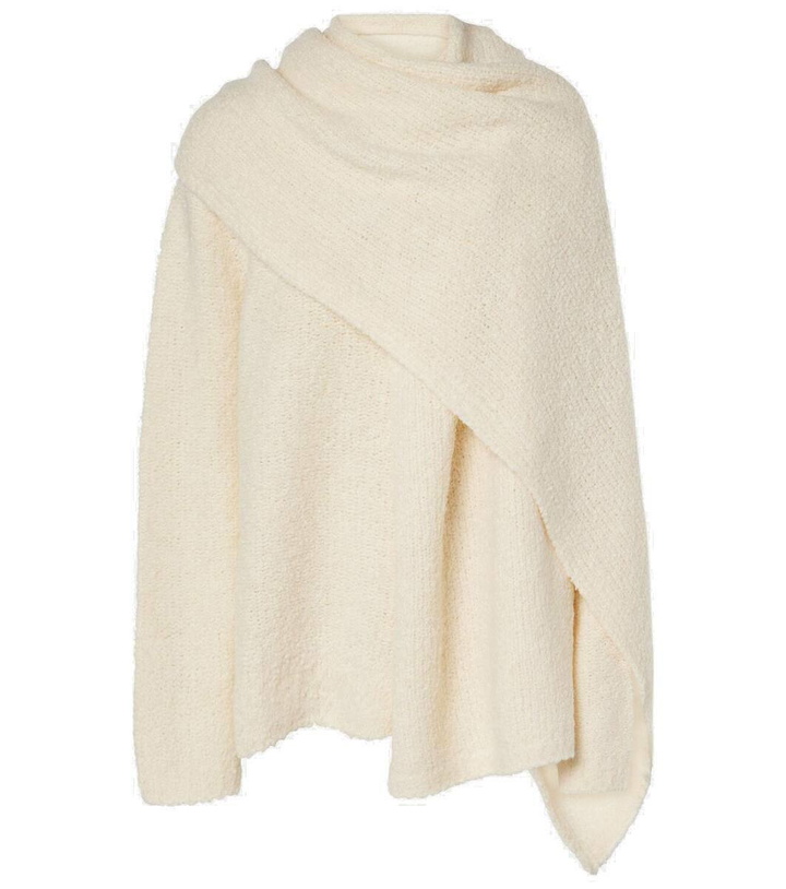 Photo: Staud Siren scarf-detail sweater