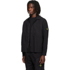 Stone Island Black 1200005 Stretch Cotton Tela 'PARACADUTE' Shirt