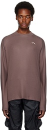 Nike Purple Dri-FIT Long Sleeve T-Shirt