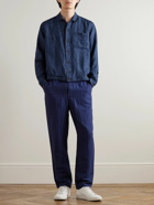 Oliver Spencer - Milford Linen Blouson Jacket - Blue