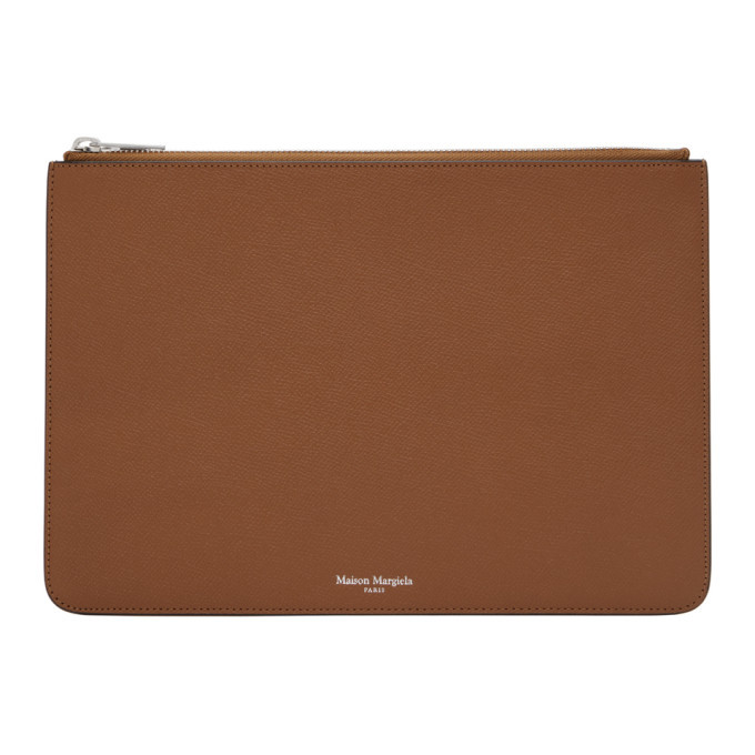 Photo: Maison Margiela Tan Grained Leather Pouch