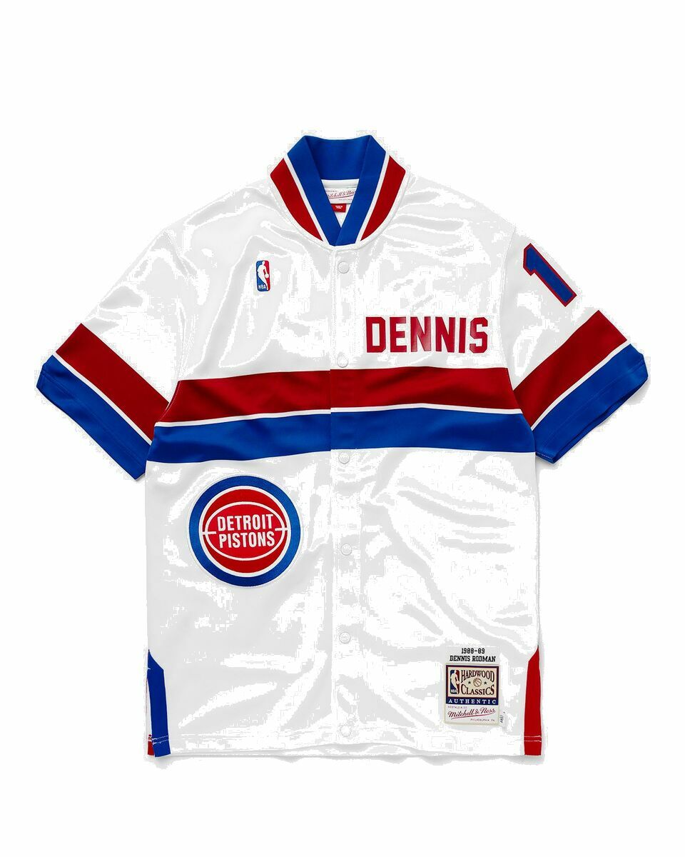 Photo: Mitchell & Ness Nba Shooting Shirt Detroit Pistons 1988 Dennis Rodman #10 Multi - Mens - Jerseys