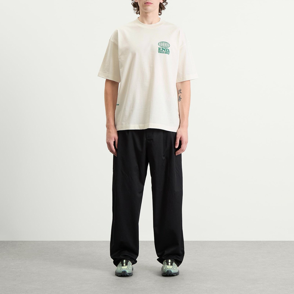 END. Locally Grown T-Shirt in Ecru