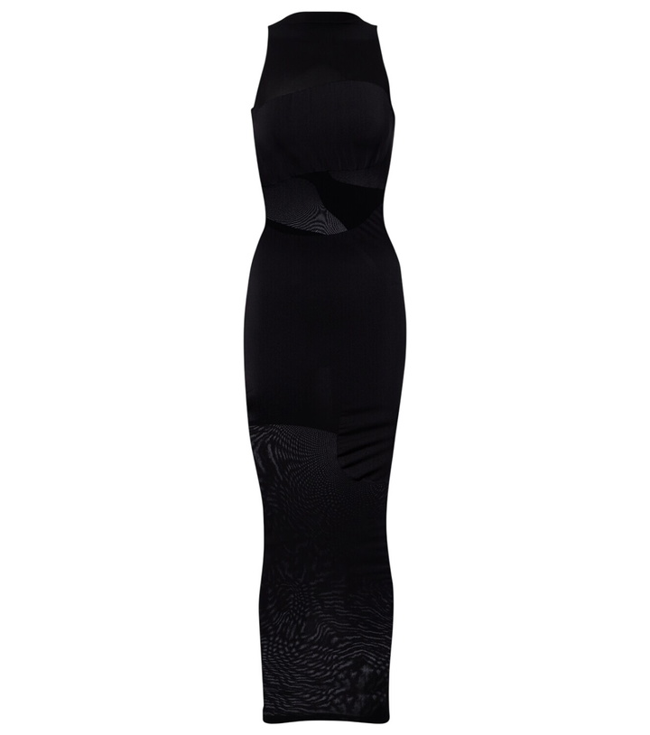 Photo: Wolford Shade paneled midi dress