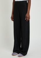 Vince Wide-leg Wool-blend Trousers Black