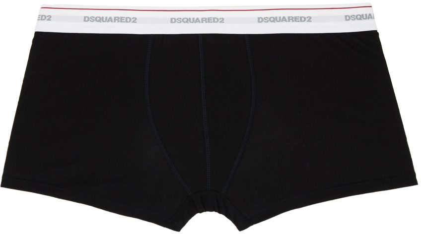 Dsquared2 Three-Pack Black Boxer Briefs