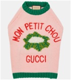 Gucci - Intarsia wool dog sweater