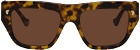 Nanushka Tortoiseshell Martim Sunglasses