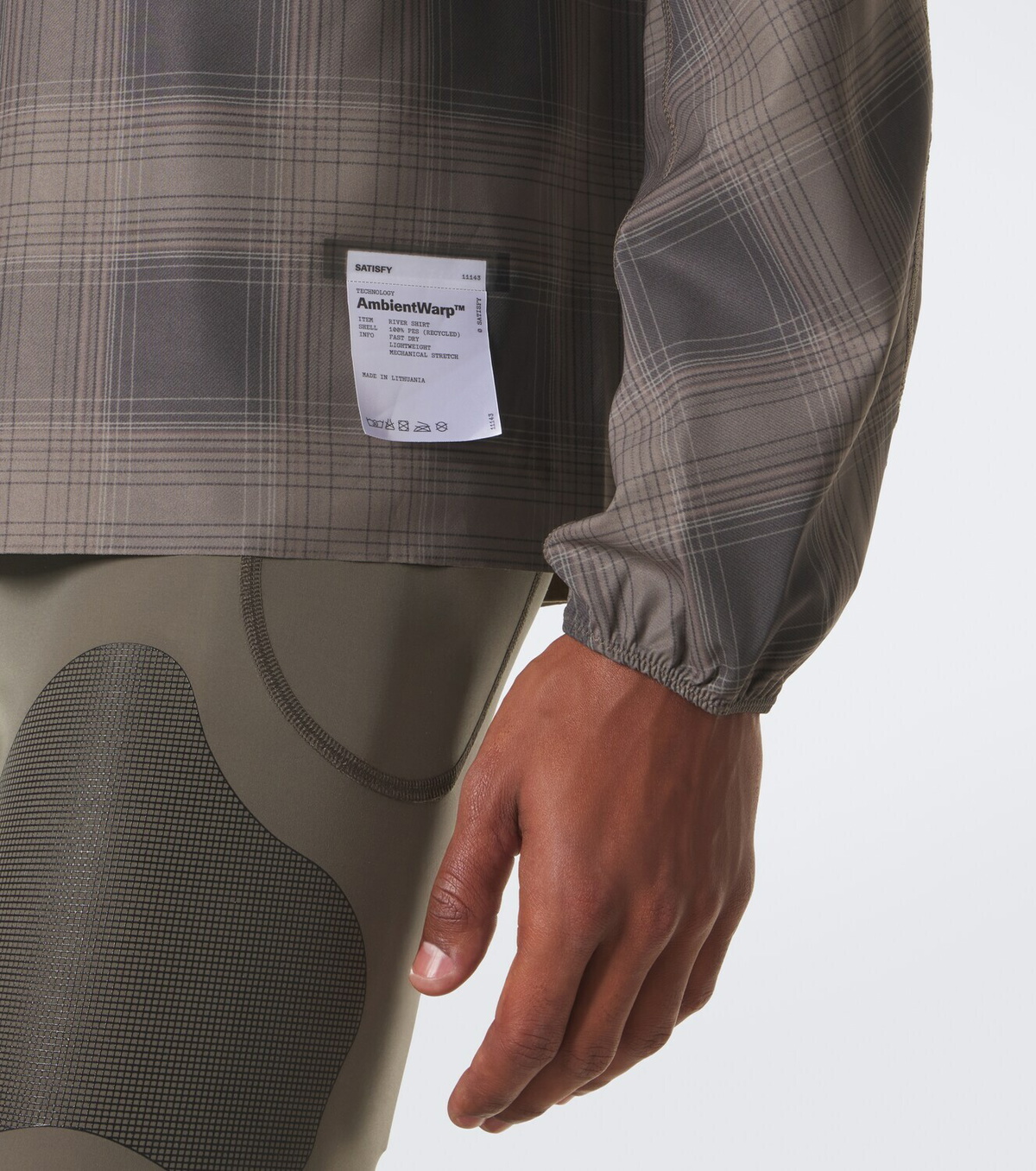 Satisfy Plaid flannel jacket