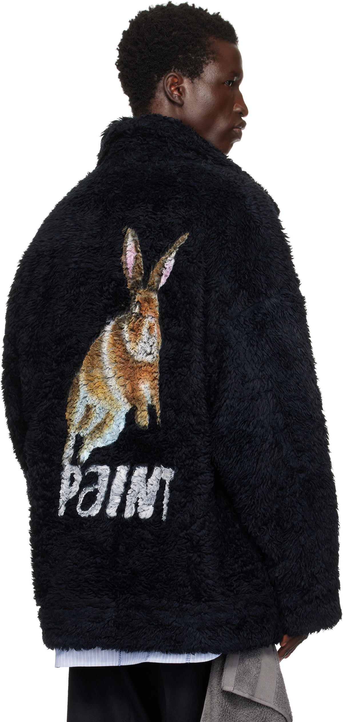 doublet Black Hand-Painted Jacket