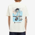 Percival Men's Call 0800 Long Sleeve T-Shirt in Ecru