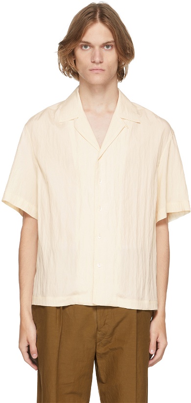 Photo: Deveaux New York Off-White Resort Short Sleeve Shirt