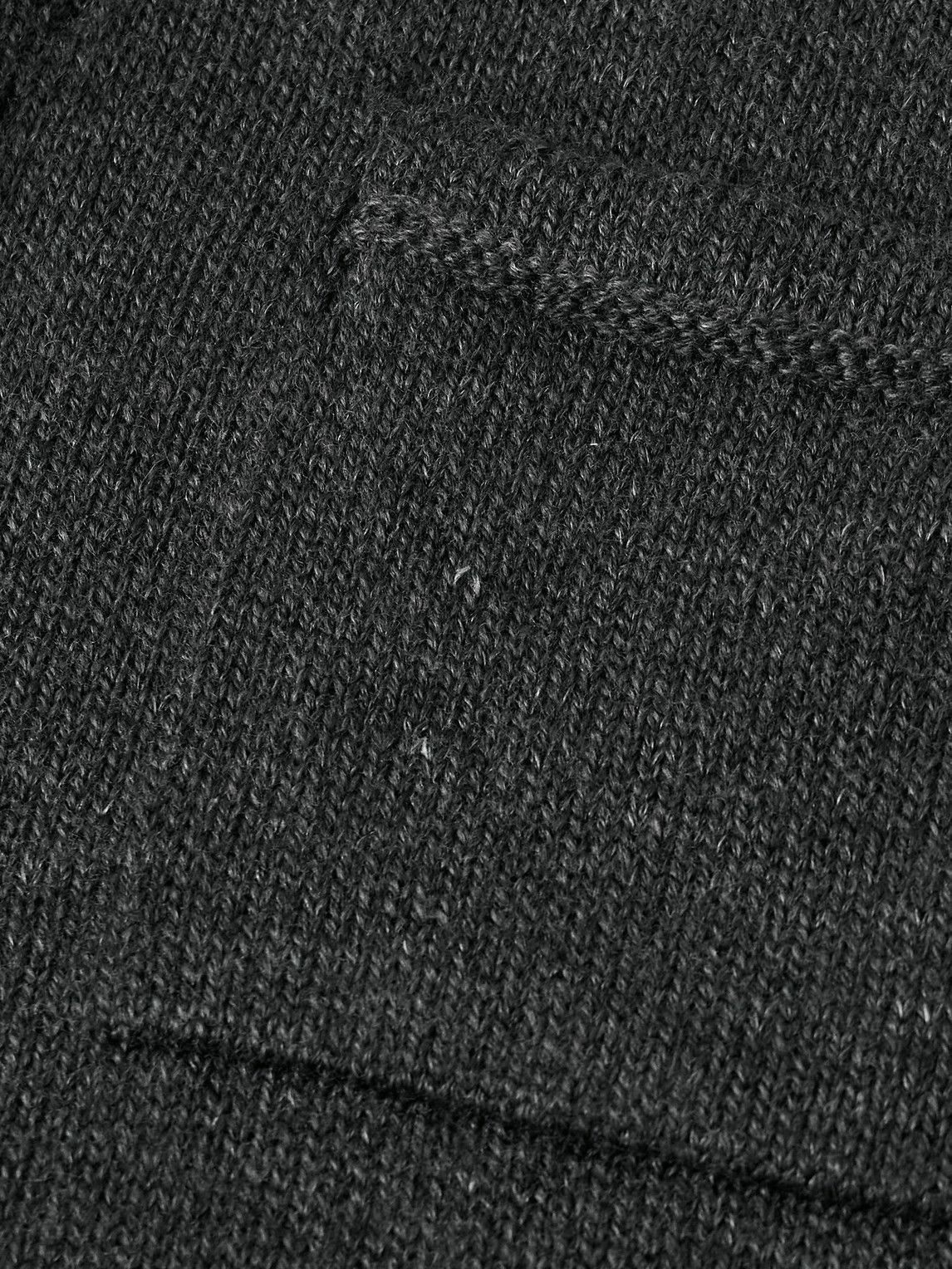 Inis Meáin - New Pub Jacket Wool and Linen-Blend Cardigan - Gray