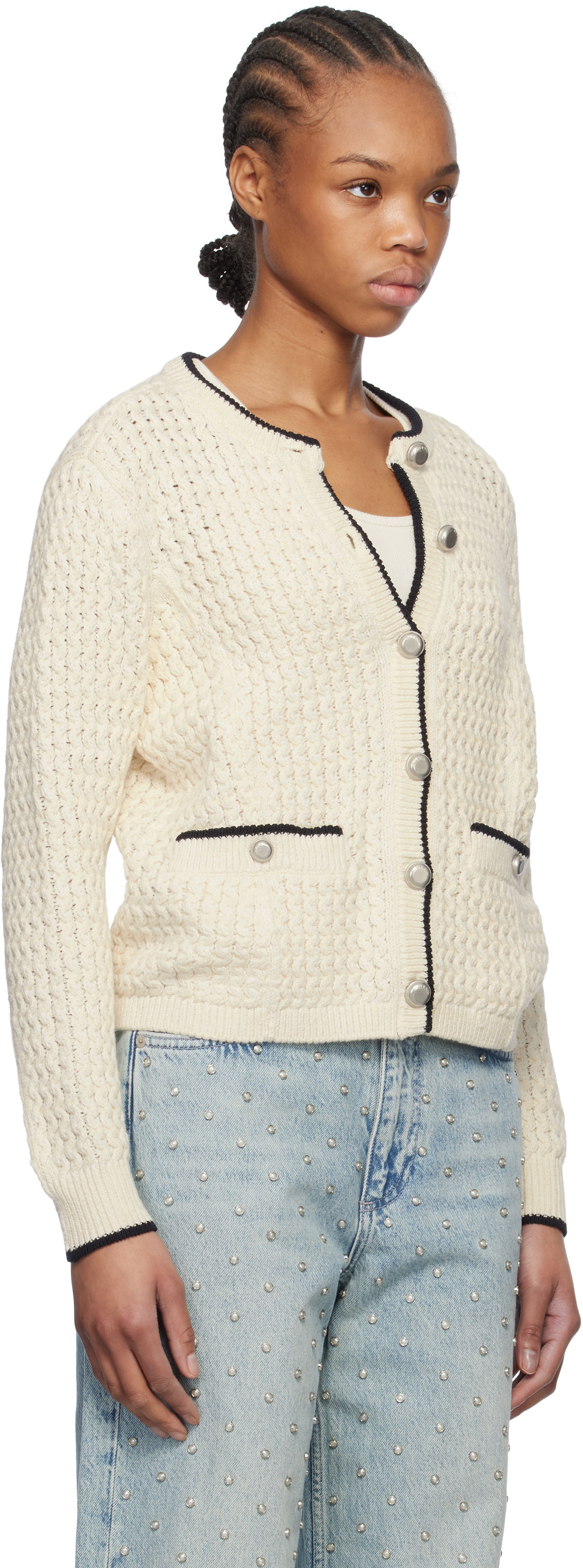 Rag Off White rag & bone Off-White Daria Cardigan Rag and Bone