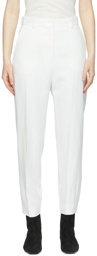 Totême Off-White Viscose Trousers