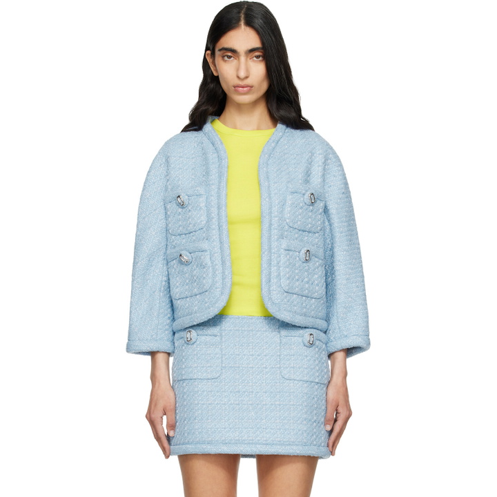 Photo: Marc Jacobs Blue 'Pop J Marc' Tweed Jacket