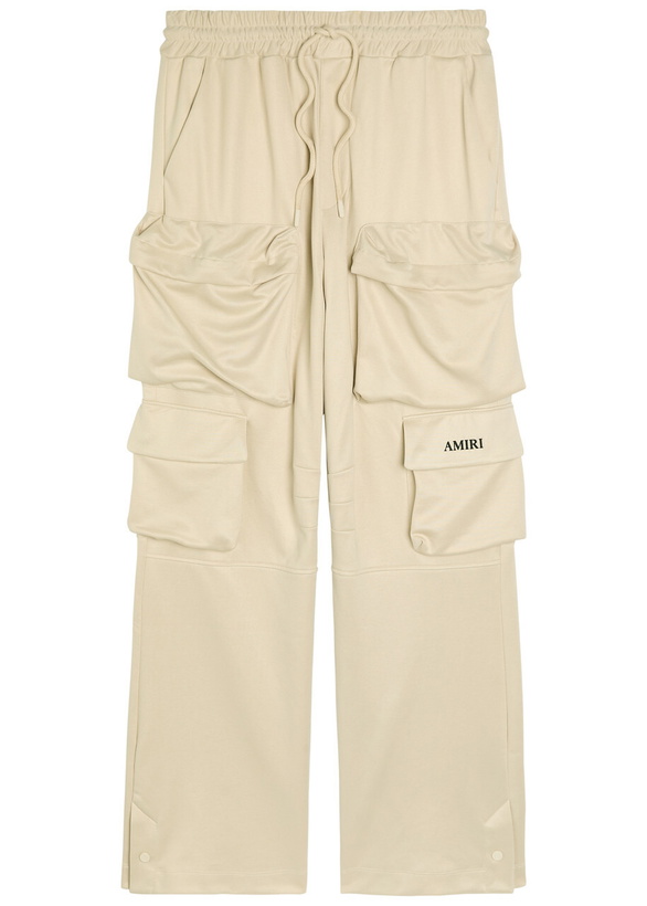 Photo: Amiri Jersey Cargo Sweatpants White