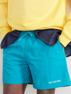 Aimé Leon Dore - Straight-Leg Logo-Embroidered Shell Drawstring Shorts - Green