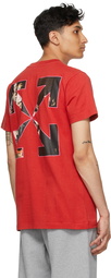 Off-White Red Sprayed Caravaggio T-Shirt