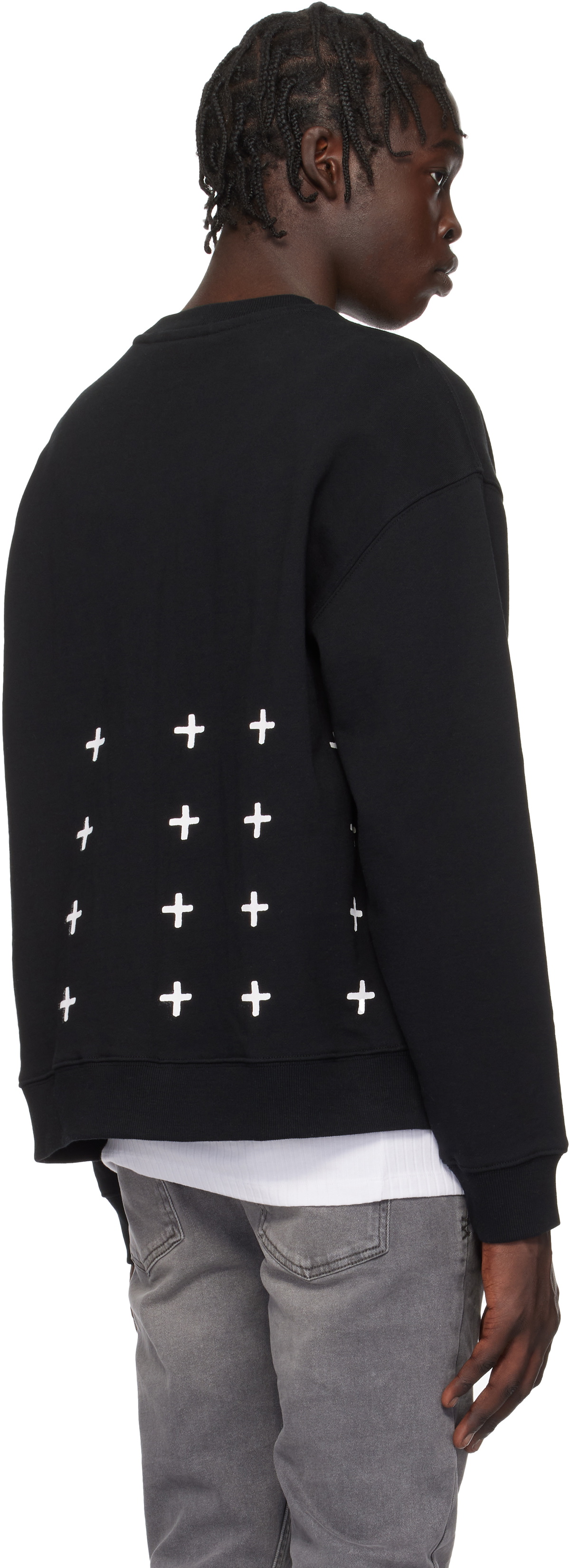 Ksubi Black 4 X 4 Biggie Crew Sweatshirt