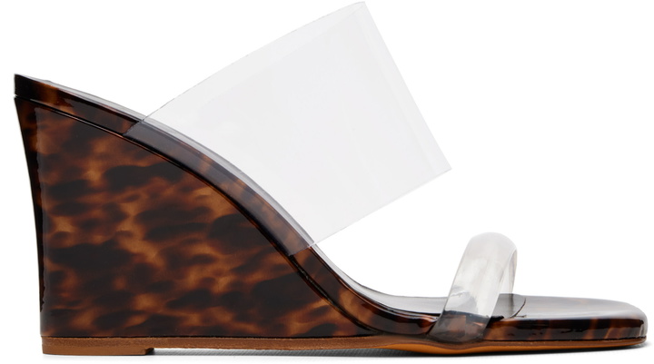 Photo: Maryam Nassir Zadeh Brown Olympia Wedge Heeled Sandals