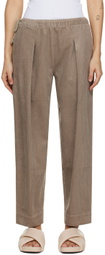 Deiji Studios Taupe 'The Drawcord' Lounge Pants